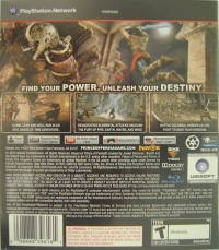 Prince of Persia: The Forgotten Sands (BLUS-30401BB) Box Art