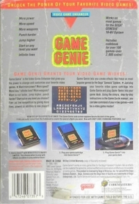 Galoob Game Genie (gold label) Box Art