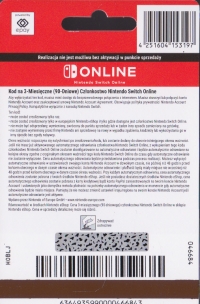 Nintendo Switch Online - 3 months membership [PL] Box Art