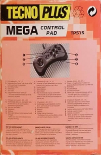 TecnoPlus Mega Control Pad Box Art