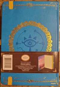 Legend of Zelda Breath of the Wild Blue Journal Box Art