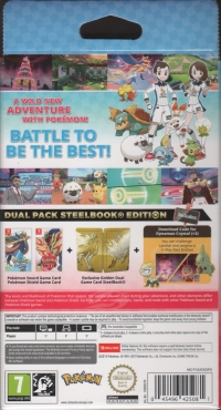 Pokémon Sword and Pokémon Shield - Dual Pack SteelBook Edition Box Art