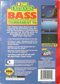 TNN Outdoors Bass Tournament '96 (cardboard box / small cart) Box Art