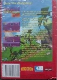 Sonic the Hedgehog (red cover) Box Art