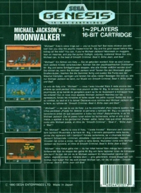 Michael Jackson's Moonwalker [CA] Box Art