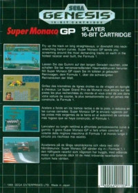 Super Monaco GP [CA] Box Art
