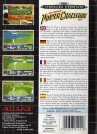 Jack Nicklaus' Power Challenge Golf (English Español Italiano) Box Art