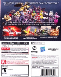 Saban's Power Rangers: Battle for the Grid - Mega Edition Box Art