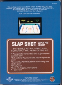 Slap Shot Super Pro Hockey (2018 Re-issue) Box Art