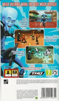 Megamind: The Blue Defender - PSP Essentials Box Art