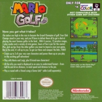 Mario Golf (white ESRB) Box Art