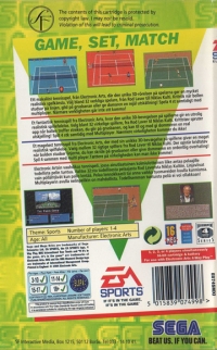 IMG International Tour Tennis [SE] Box Art