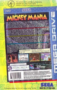 Mickey Mania [SE] Box Art