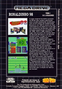 Ronaldinho 98 Box Art