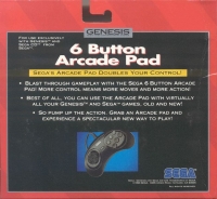 Sega 6 Button Arcade Pad (red box) Box Art
