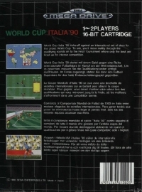 World Cup Italia '90 [BE][LU] Box Art