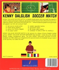 Kenny Dalglish Soccer Match Box Art