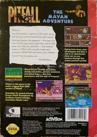 Pitfall: The Mayan Adventure (cardboard) Box Art