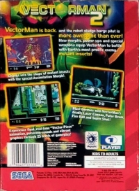 Vectorman 2 (Ballistic) Box Art