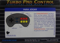 Dynacom Turbo Pad Control (Mega Drive) Box Art