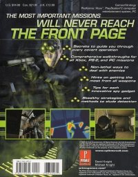 Tom Clancy's Splinter Cell Box Art