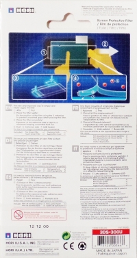 Hori Screen Protective Filter (3DS XL) Box Art