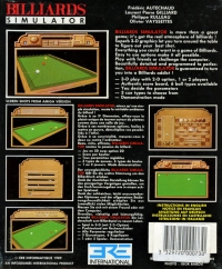 Billiards Simulator Box Art