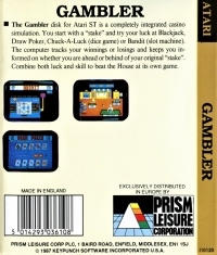 Gambler, The (Prism Leisure) Box Art