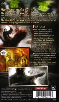 Silent Hill Experience, The Box Art