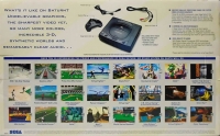 Sega Saturn (Video Game Sampler Enclosed / MK-80006 / Made in Malaysia) Box Art