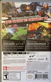 Wonderful 101, The: Remastered Box Art