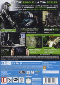 Tom Clancy's Splinter Cell: Blacklist [IT] Box Art