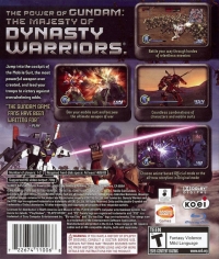 Dynasty Warriors: Gundam Box Art