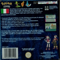Pokémon Versione Zaffiro (two PEGI ratings) Box Art