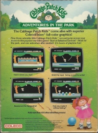 Cabbage Patch Kids: Adventures in the Park Box Art
