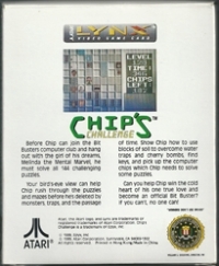 Chip's Challenge (Atari cart stamp) Box Art
