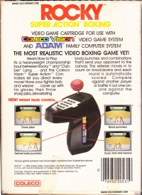 Rocky Super Action Boxing Box Art