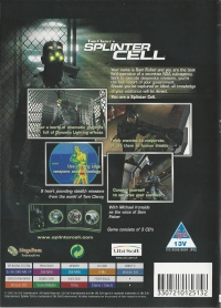 Tom Clancy's Splinter Cell (CD) Box Art