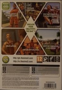 Sims 3, The (Includes 1000) Box Art
