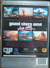 Grand Theft Auto: Vice City - Platinum [DK][SE][NO] Box Art