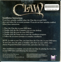 Claw (DVD) Box Art