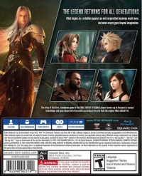 Final Fantasy VII Remake (Only at Walmart) Box Art