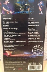 Hombres G: El Canto del Loco: Estadio Vicente Calderón Box Art