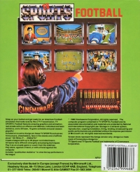 TV Sports Football (Hooray for Hollywood) Box Art