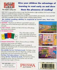 Play and Read: Learn to Read with Prof Level 1 Part One Box Art