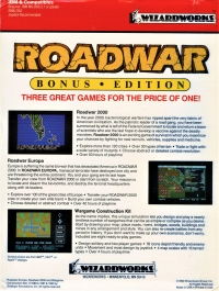 Roadwar Bonus Edition Box Art