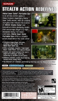 Metal Gear Solid: Portable Ops - Greatest Hits Box Art
