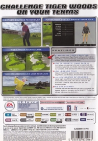 Tiger Woods PGA Tour 2005 Box Art