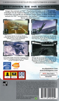Ace Combat X: Skies of Deception - Platinum [DE] Box Art