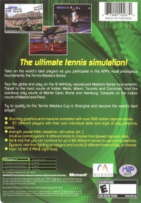 Tennis Master Series 2003 Box Art